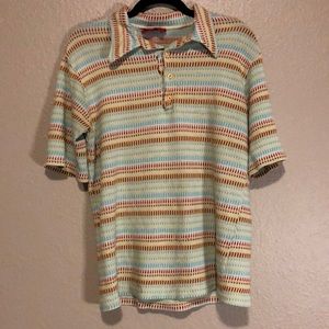 Vintage Terry Cloth Collared Polo